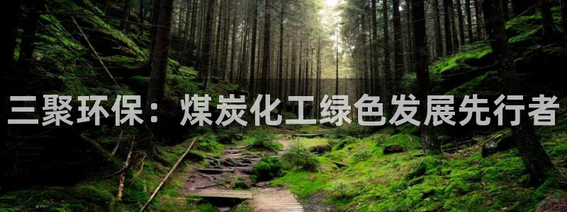 亿万首富游戏：三聚环保：煤炭化工绿色发展先行者